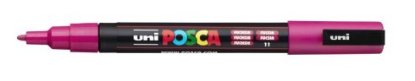 Marker UNI POSCA pc-3m, fuksija