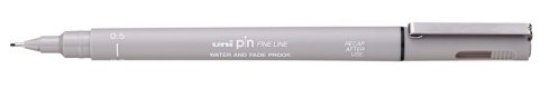 Marker UNI pin05-200, svijetlo sivi