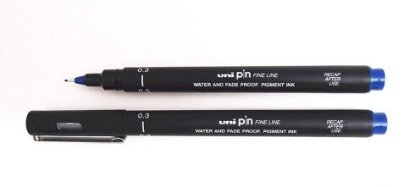 Marker UNI pin03-200, plavi