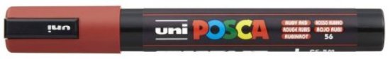 Marker UNI POSCA pc-5m, rubin crveni