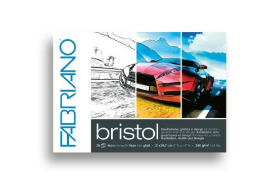 Blok FABRIANO Bristol, A4, 20L, 250g