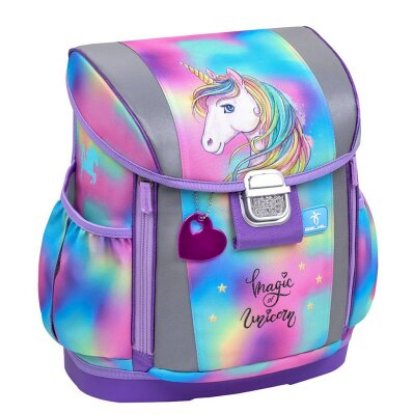 Školska torba BELMIL Customize-me Unicorn Rainbow Color