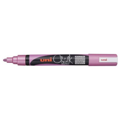 Marker UNI pwe-5m, chalk_kreda, metallic rozi