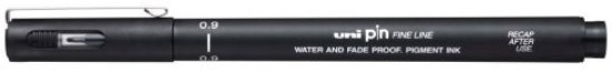 Marker UNI pin09-200, crni