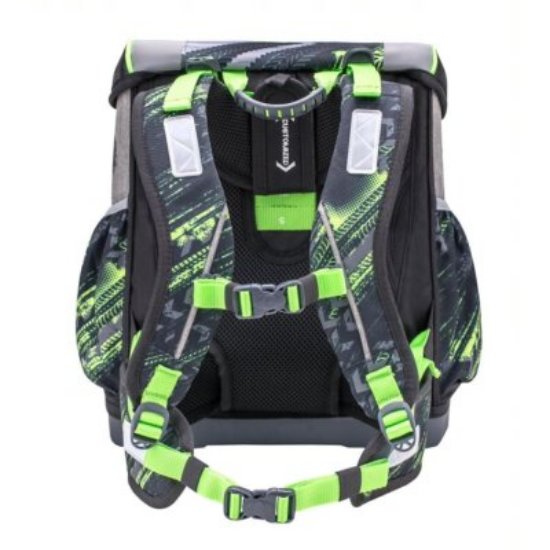 Školska torba BELMIL Customize-me Green Tractor
