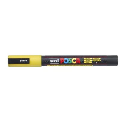 Marker UNI POSCA pc-3m,l glitter žuti