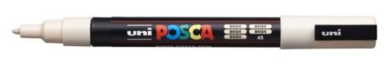 Marker UNI POSCA pc-3m, bež