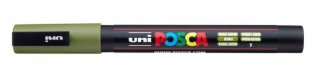 Marker UNI POSCA pc-3m, kaki zeleni