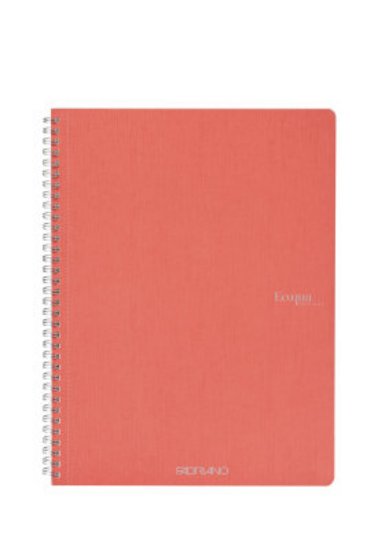 Bilježnica FABRIANO ECOQUA original A4 90g 70L, spiralna kocke flamingo