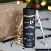 Marker UNI pin set (tube gift set 9 kom) crni