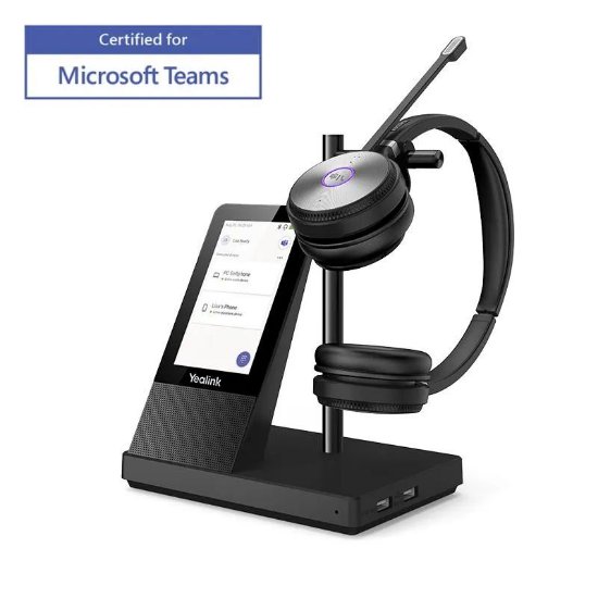 Slušalice YEALINK WH66 Dual, DECT, USB, crne
