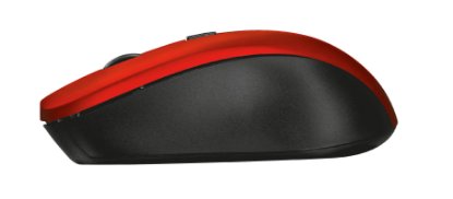 Miš TRUST Mydo, optički, silent, 1800dpi, USB, crveni