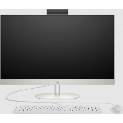 Računalo AiO HP 27-cr0043ny / 27" FHD IPS, Core i5 1335U, 16GB, 1TB SSD, Intel HD Graphics, WiFi, tipkovnica, miš, bez OS, bijelo