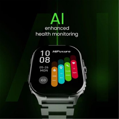 Pametni sat HIFUTURE Ultra3 Pro, pametne obavijesti, srebrni