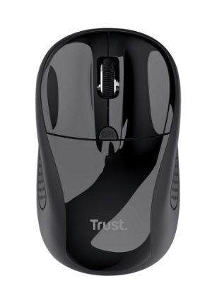 Miš TRUST Basics Wireless, optički, bežični, 1600dpi, crni
