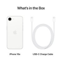 Smartphone APPLE iPhone 16e, 6,1", 8GB, 128GB, iOS, bijeli