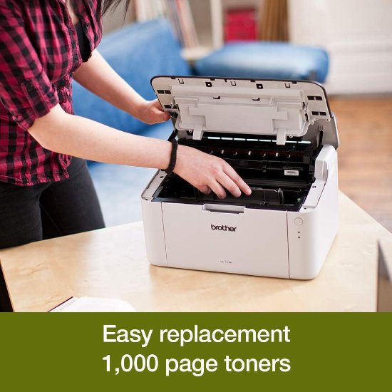 Printer BROTHER HL1110E laser printer, 2400dpi, USB