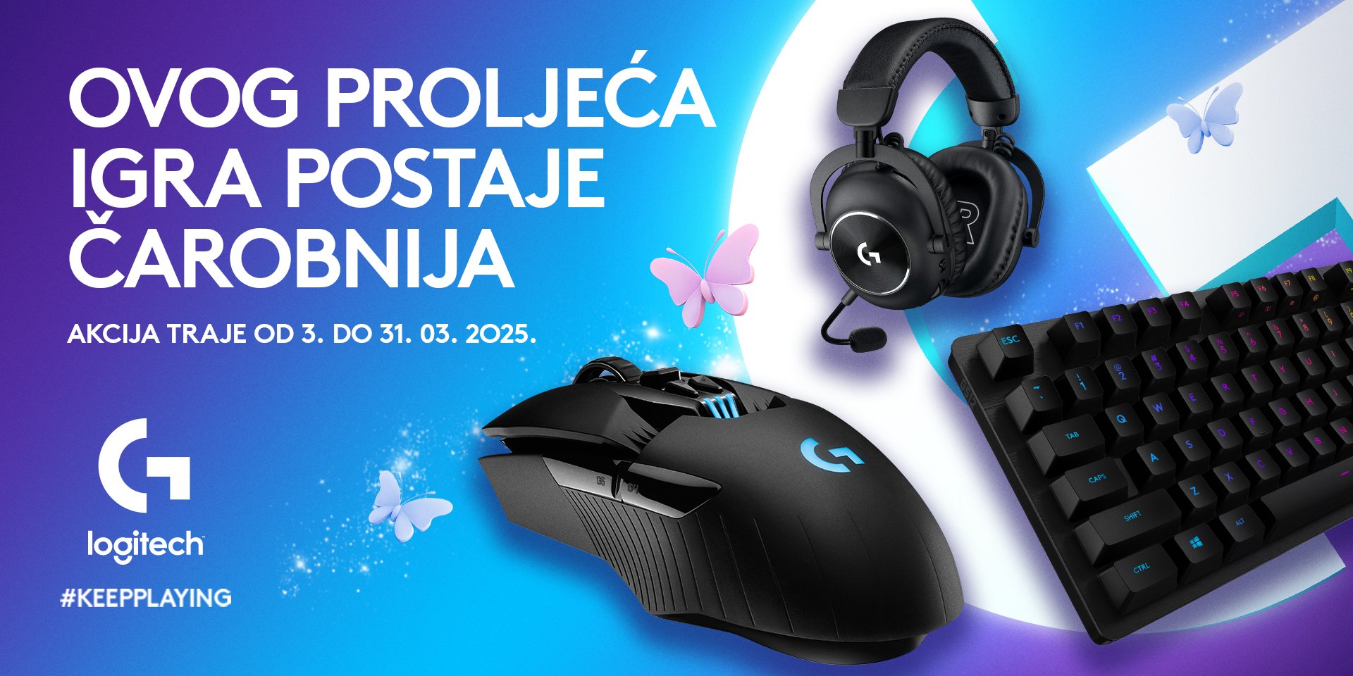 Logitech gaming ožujak 2025