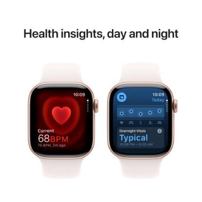 Pametni sat APPLE Watch S10 GPS, 42mm Rose Gold Alu Case with Light Blush Sport Band - M/L