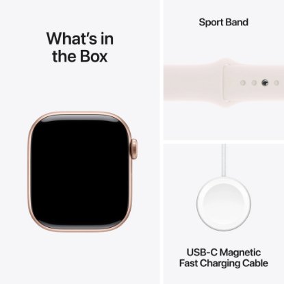 Pametni sat APPLE Watch S10 GPS, 42mm Rose Gold Alu Case with Light Blush Sport Band - M/L