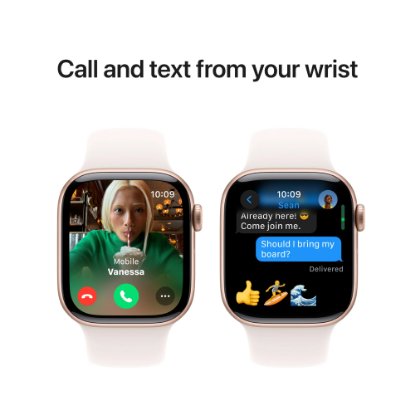 Pametni sat APPLE Watch S10 GPS, 42mm Rose Gold Alu Case with Light Blush Sport Band - M/L