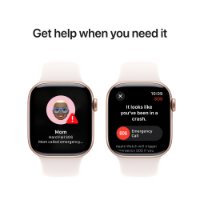 Pametni sat APPLE Watch S10 GPS, 42mm Rose Gold Alu Case with Light Blush Sport Band - M/L