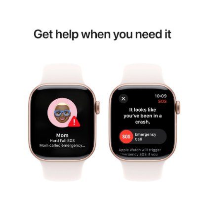 Pametni sat APPLE Watch S10 GPS, 42mm Rose Gold Alu Case with Light Blush Sport Band - M/L