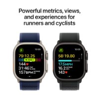 Pametni sat APPLE Watch Ultra2 v2 Cellular, 49mm Natural Titanium Case with Blue Trail Loop - M/L