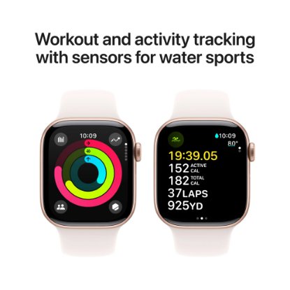 Pametni sat APPLE Watch S10 GPS, 42mm Rose Gold Alu Case with Light Blush Sport Band - M/L