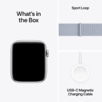 Pametni sat APPLE Watch SE2 V3 GPS, 44mm Silver Alu Case with Blue Cloud Sport Loop