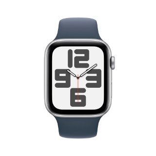 Pametni sat APPLE Watch SE2 V2 GPS, 44mm Silver Alu Case w Storm Blue Sport Band - M/L