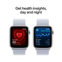 Pametni sat APPLE Watch SE2 V3 GPS, 44mm Silver Alu Case with Blue Cloud Sport Loop