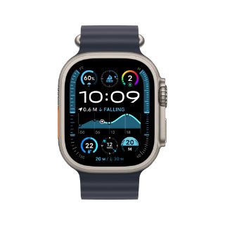 Pametni sat APPLE Watch Ultra2 v2 Cellular, 49mm Natural Titanium Case with Navy Ocean Band