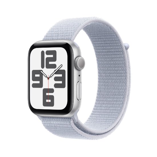 Pametni sat APPLE Watch SE2 V3 GPS, 44mm Silver Alu Case with Blue Cloud Sport Loop