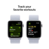 Pametni sat APPLE Watch SE2 V3 GPS, 44mm Silver Alu Case with Blue Cloud Sport Loop