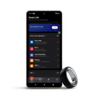 Pametni prsten HIFUTURE FutureRing L 65mm, praćenje aktivnosti, srebrno-crni