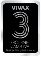 Kombinirani štednjak VIVAX HOME FC-31602 BLX, 3+1, inox sprijeda, crna ploča, električno paljenje, stakleni poklopac, 65L, A