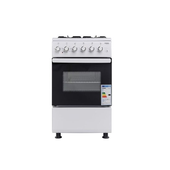 Plinski štednjak VIVAX HOME FC-40502I WH, 4x plin, energetski razred A, bijeli