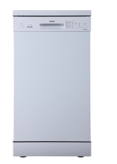 Perilica posuđa VIVAX DW-45942B, 45 cm, do 9 kompleta, energetski razred E, bijela
