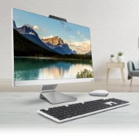 Računalo AiO ASUS  A3402WVAT-WB53C1X / 23,8" FHD IPS Touch, Core i5 1335U, 16GB, 512GB SSD, Intel HD Graphics, WiFi, tipkovnica, miš, Windows 11 Pro, bijelo