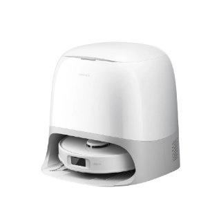 Robotski usisavač ROBOROCK Qrevo Curv 5a1, stanica za samopražnjenje, crni