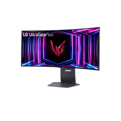 Gaming monitor 34" LG 34GS95QE-B.AEU, UWQHD, OLED, 240Hz, 1ms, 275cd/m2, G-Sync, FreeSync, pivot, zakrivljeni, crni