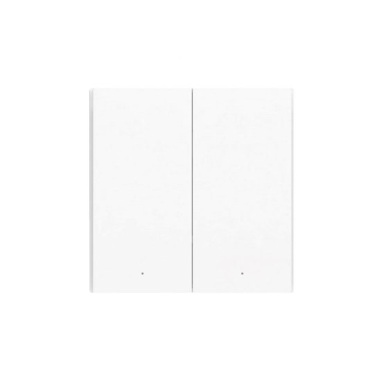 Pametni dupli zidni prekidač AQARA Smart Wall Switch H1, s neutralnom žicom, bijeli