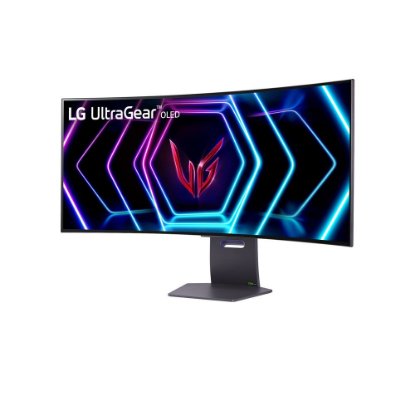 Gaming monitor 38,5" LG 39GS95QE-B.AEU, UWQHD, OLED, 240Hz, 1ms, 275cd/m2, G-Sync, FreeSync, zakrivljeni, crni