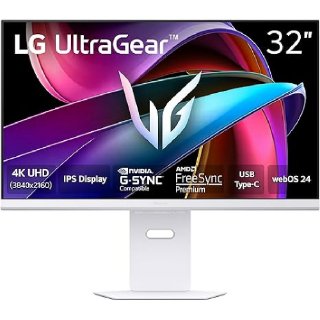 Gaming monitor 32" LG UltraGear 32G810SA-W, 4K UHD, IPS, 144Hz, 1ms, 400cd/m2, FreeSync, bijeli