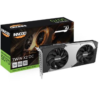 Grafička kartica INNO3D GeForce RTX 5070 Twin X2 OC, 12GB GDDR7