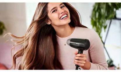Sušilo za kosu PHILIPS BHC010/10, putno, 1200 W, crno
