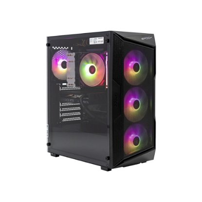 Računalo EPOCH Sargas / Ryzen 5 7500F, 16GB DDR5, 1TB SSD NVMe, nVidia GeForce RTX 4060 8GB, WiFi, Windows 11, crno