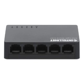 Switch INTELLINET 561747, 10/100/1000 Mbps, 5-port, plastično kućište, kabel Cat6 0,5m