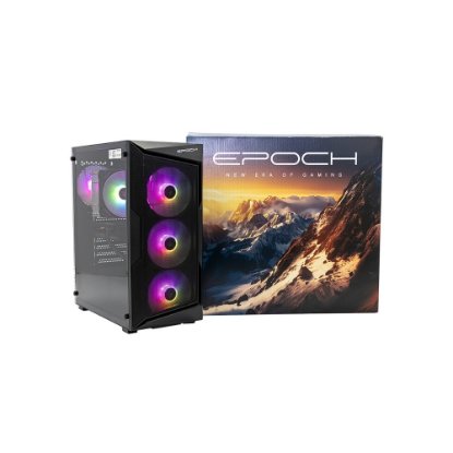 Računalo EPOCH Sargas / Ryzen 5 7500F, 16GB DDR5, 1TB SSD NVMe, nVidia GeForce RTX 4060 8GB, WiFi, Windows 11, crno